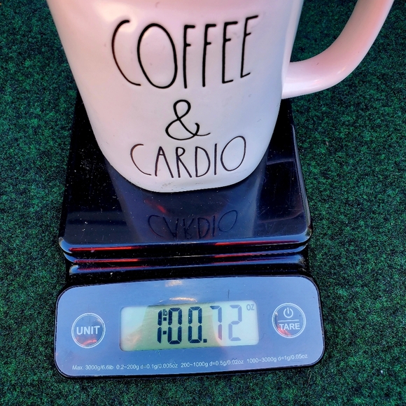 Rae Dunn Coffee Mug 'Coffee & Cardio" Artisan Collection By Magenta #306 - Picture 7 of 8